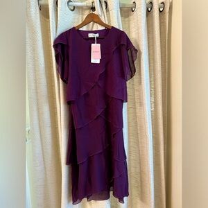 Gorgeous Purple Layered Dress